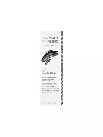 ANNEMARIE BÖRLIND | 2 IN 1 BLACK MASK 75ml | 